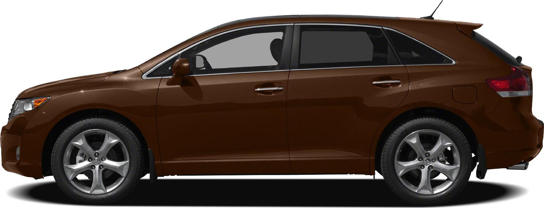 Side view of mid-size crossover with alloy wheels and tinted windows