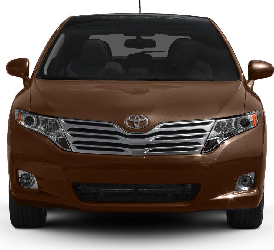 Front view with chrome grille and dual headlights