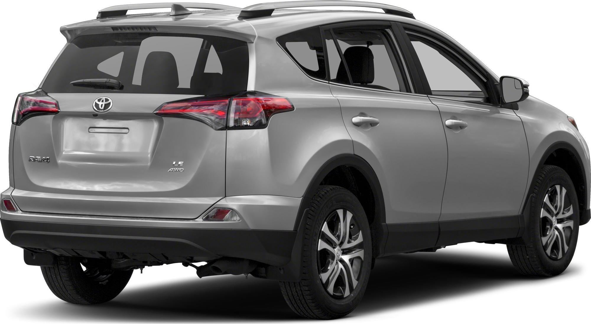 Rear and side view of SUV with LED taillights and roof rails