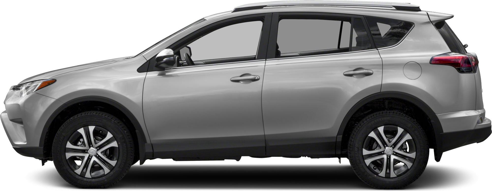 Side profile of SUV with alloy wheels and streamlined design