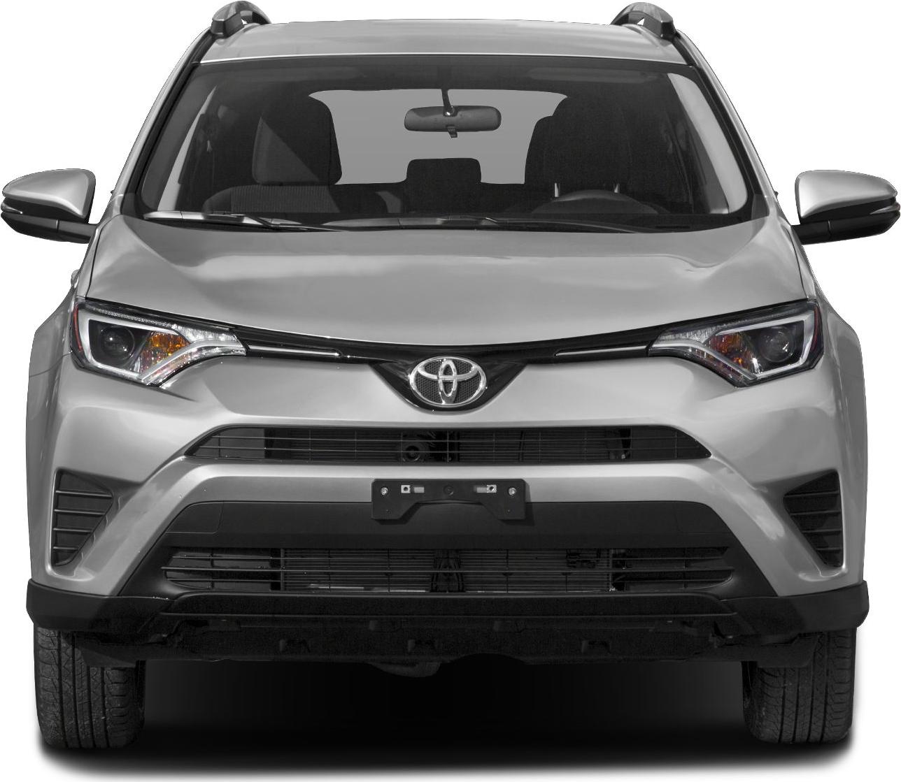 Front view with sharp headlights and bold grille design