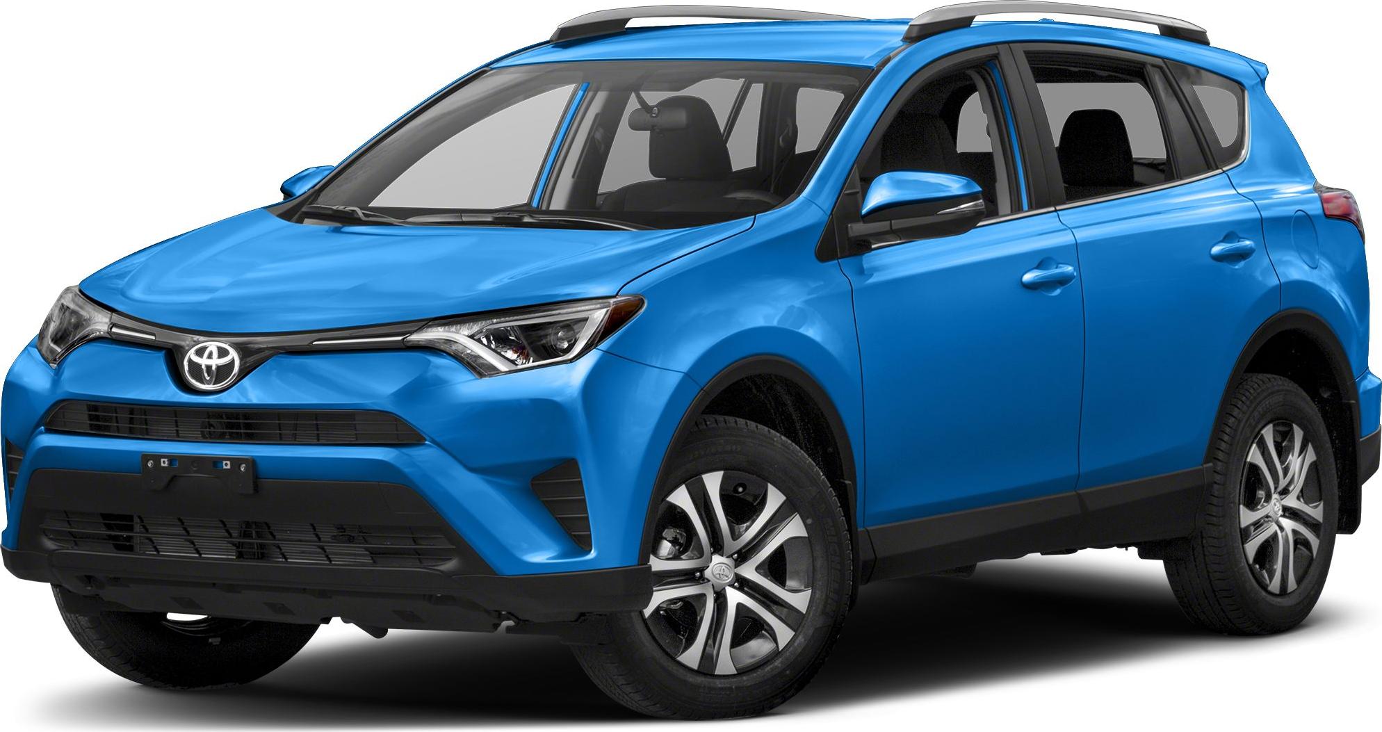 Blue SUV front-side view with distinctive headlights and alloy wheels