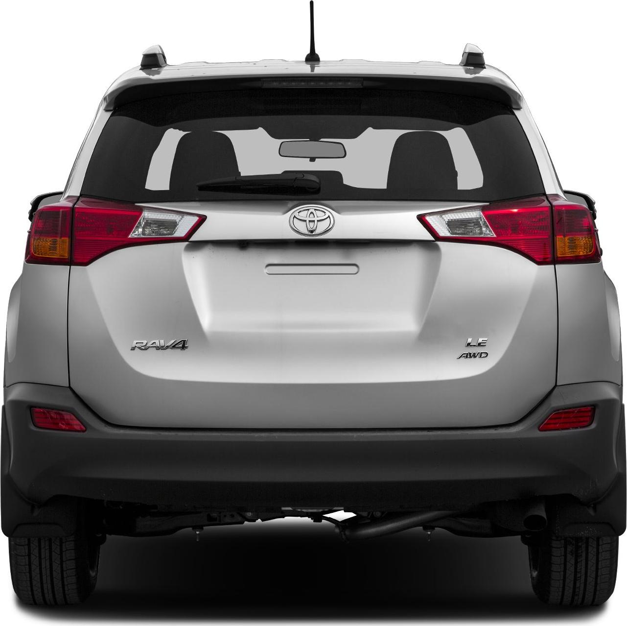 Rear view of SUV with AWD badge and modern taillights