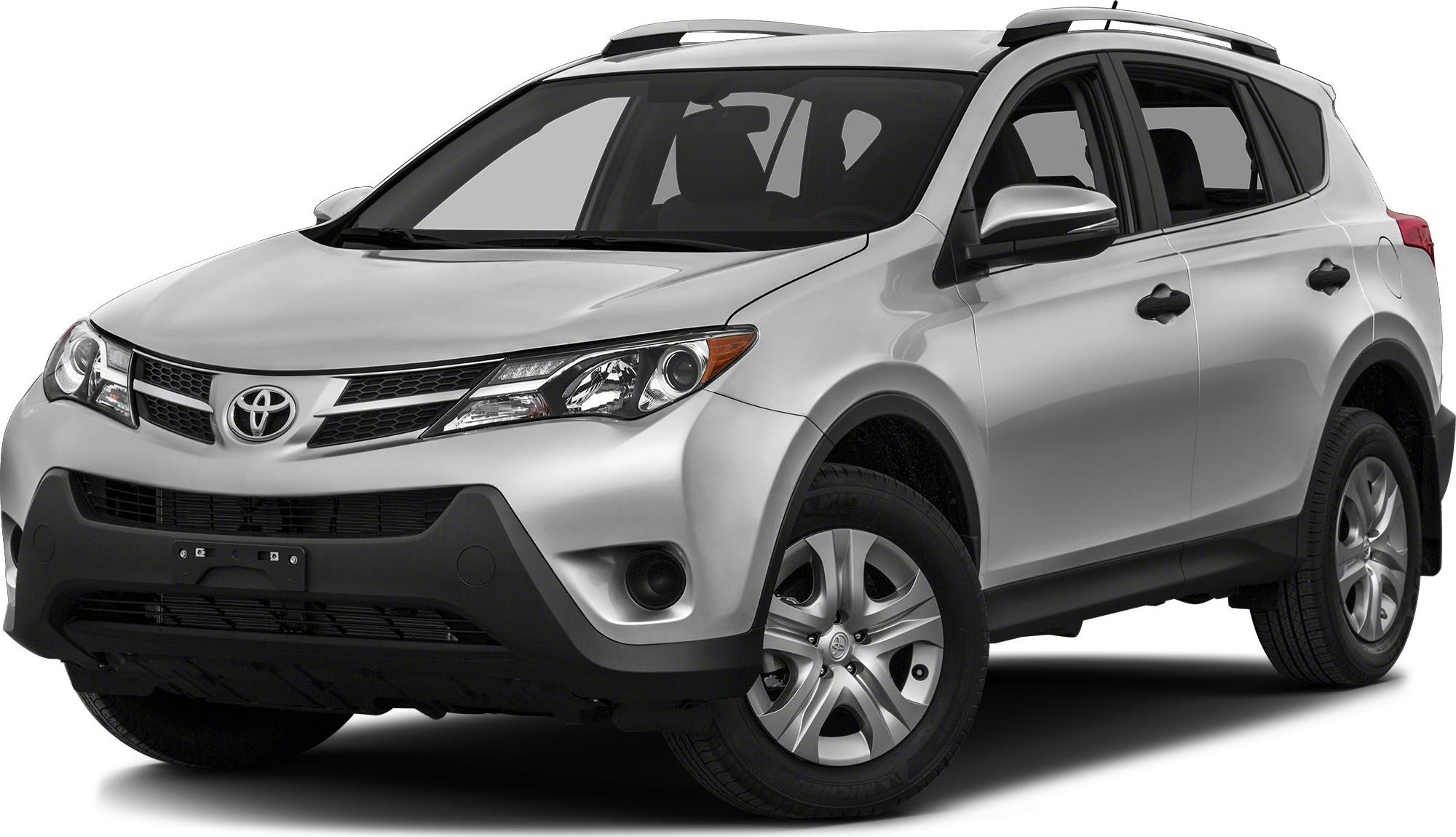 Front side view of an SUV with alloy wheels and roof rails