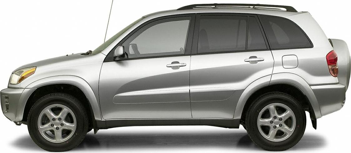 Side profile of a compact 3-door SUV with roof rails and alloy wheels