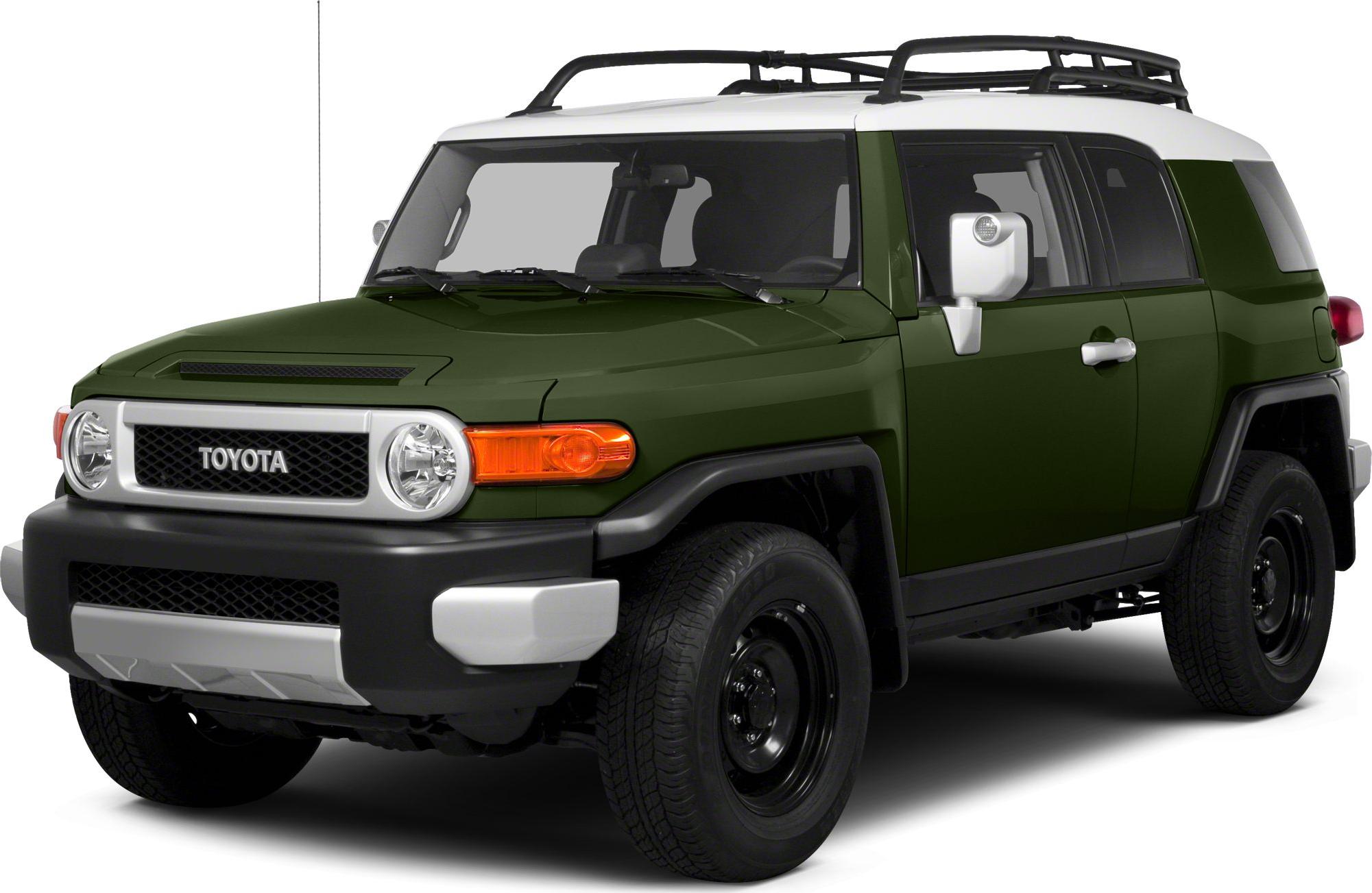 Rugged SUV with roof rack and protective front bumper