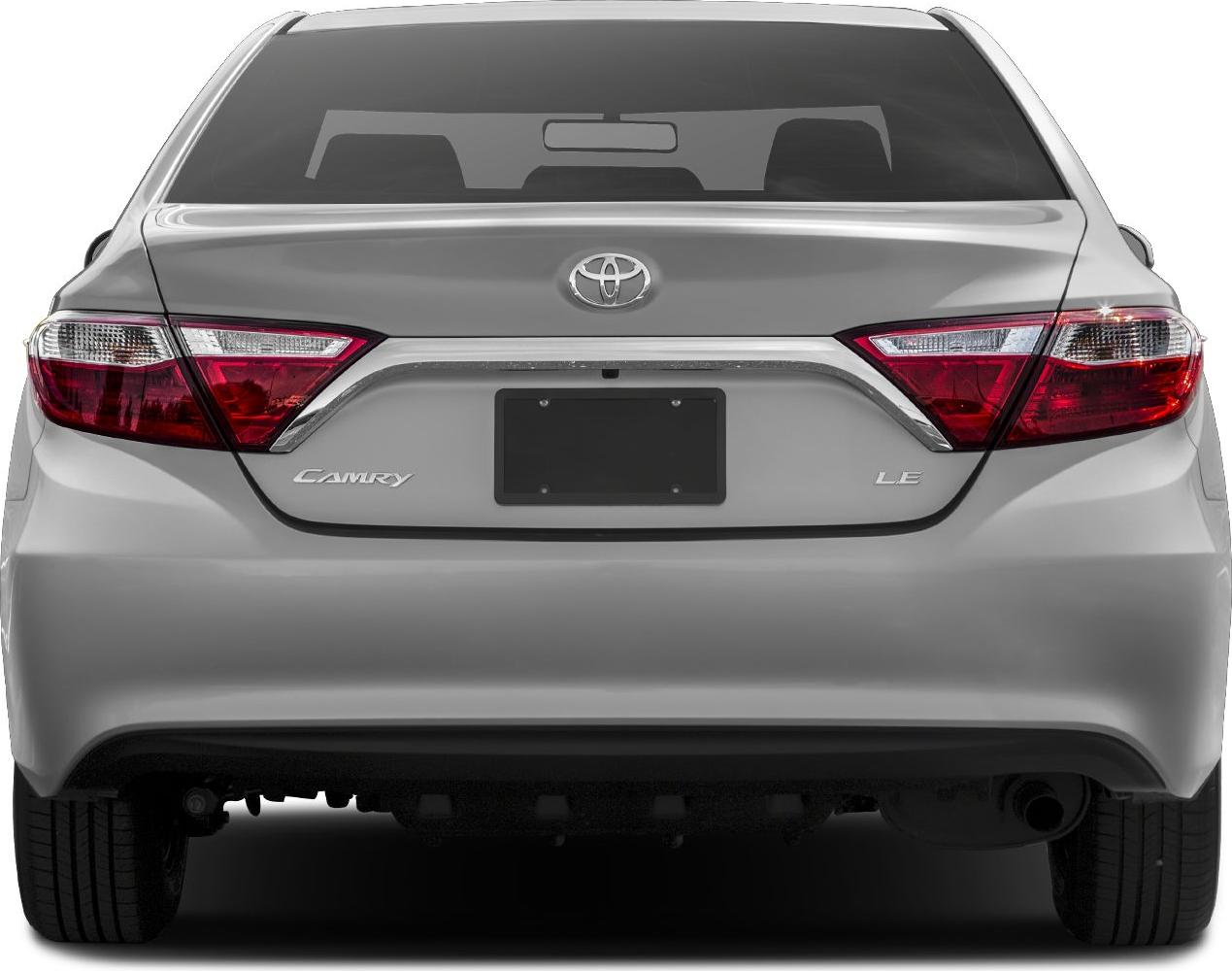 Rear view with LED taillights and trunk design