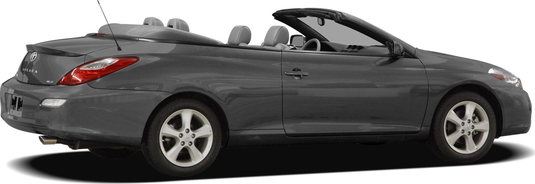 Convertible sedan with folded soft top and alloy wheels