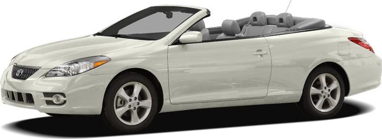 Convertible with soft top and alloy wheels