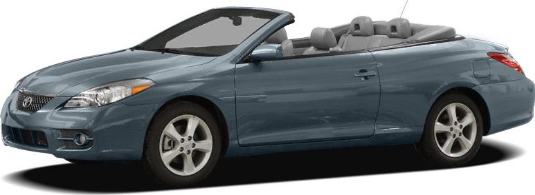 Two-door convertible coupe with soft top and alloy wheels