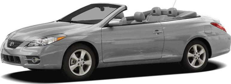 Silver 2-door convertible with open-top and streamlined design