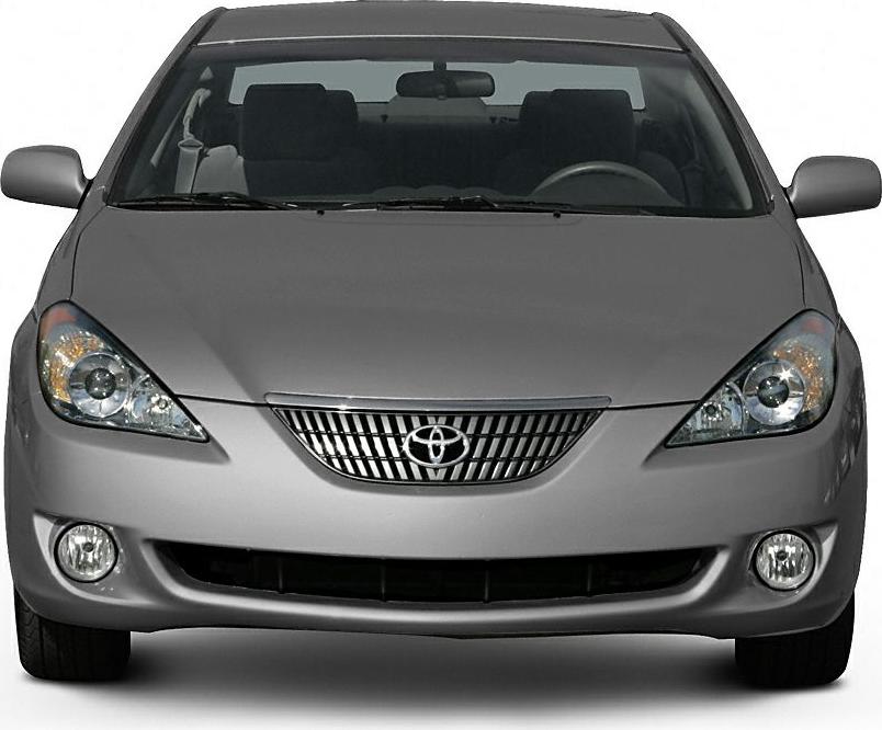 Front grille, headlights, and fog lights of a 2007 model car.