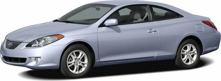 Two-door coupe with aerodynamic shape and alloy wheels.