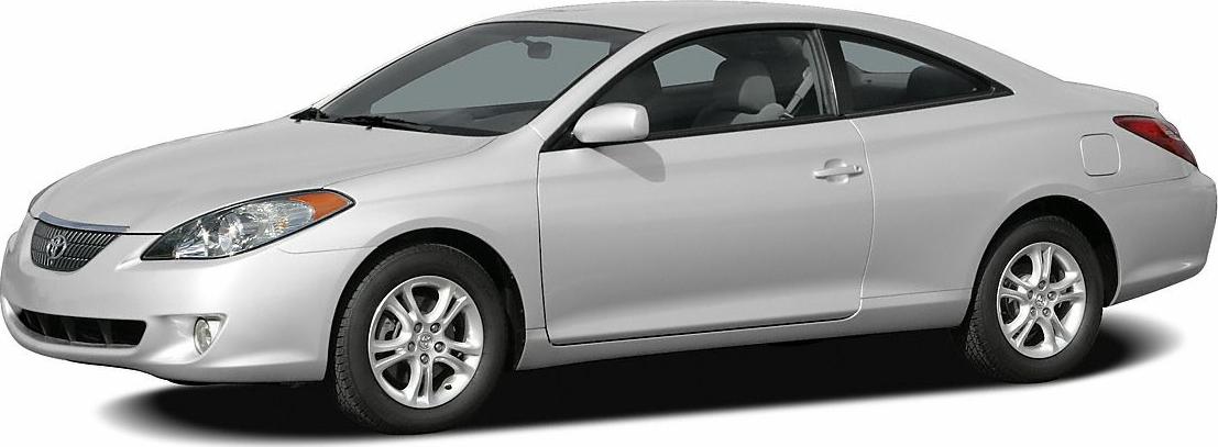 Silver coupe side profile with front view and alloy wheels