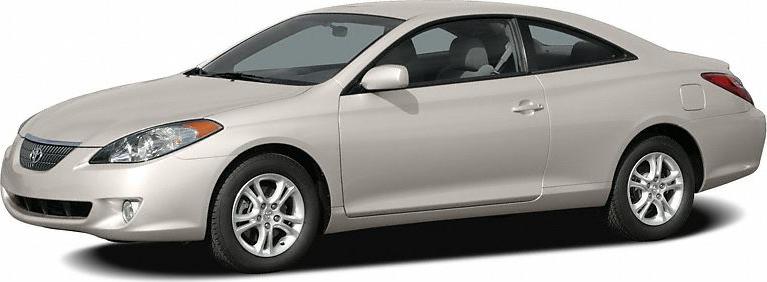 Mid-size two-door coupe with alloy wheels and aerodynamic shape