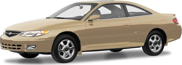 Front side view of a sleek coupe with alloy wheels.
