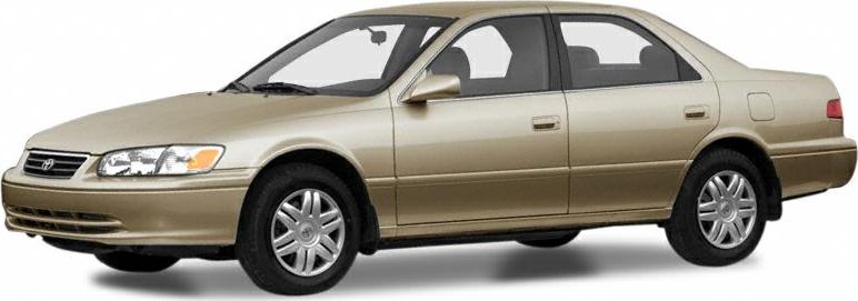 Sedan with front grille and alloy wheels side view