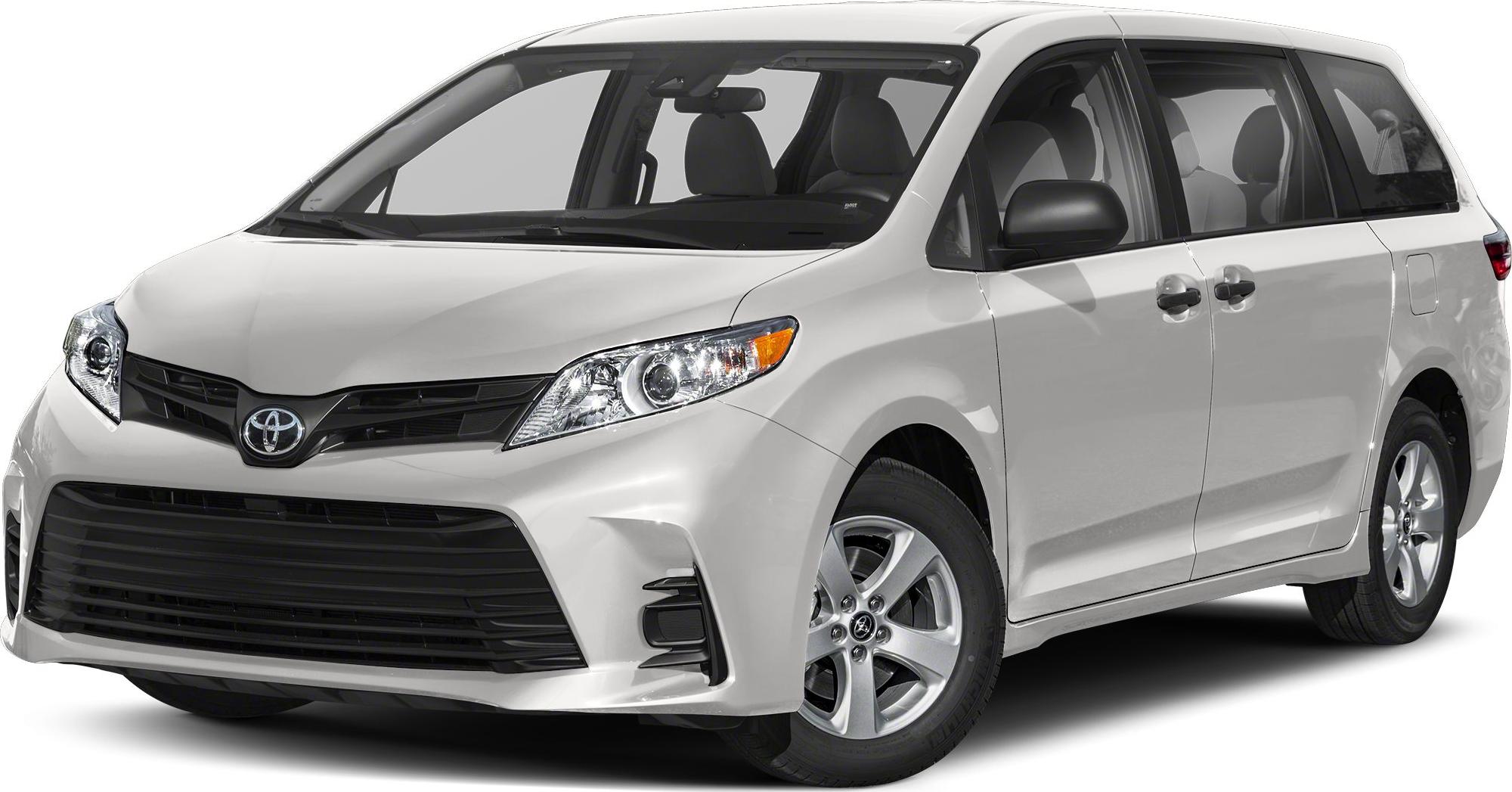 Front and side view of a minivan with headlight and wheel details