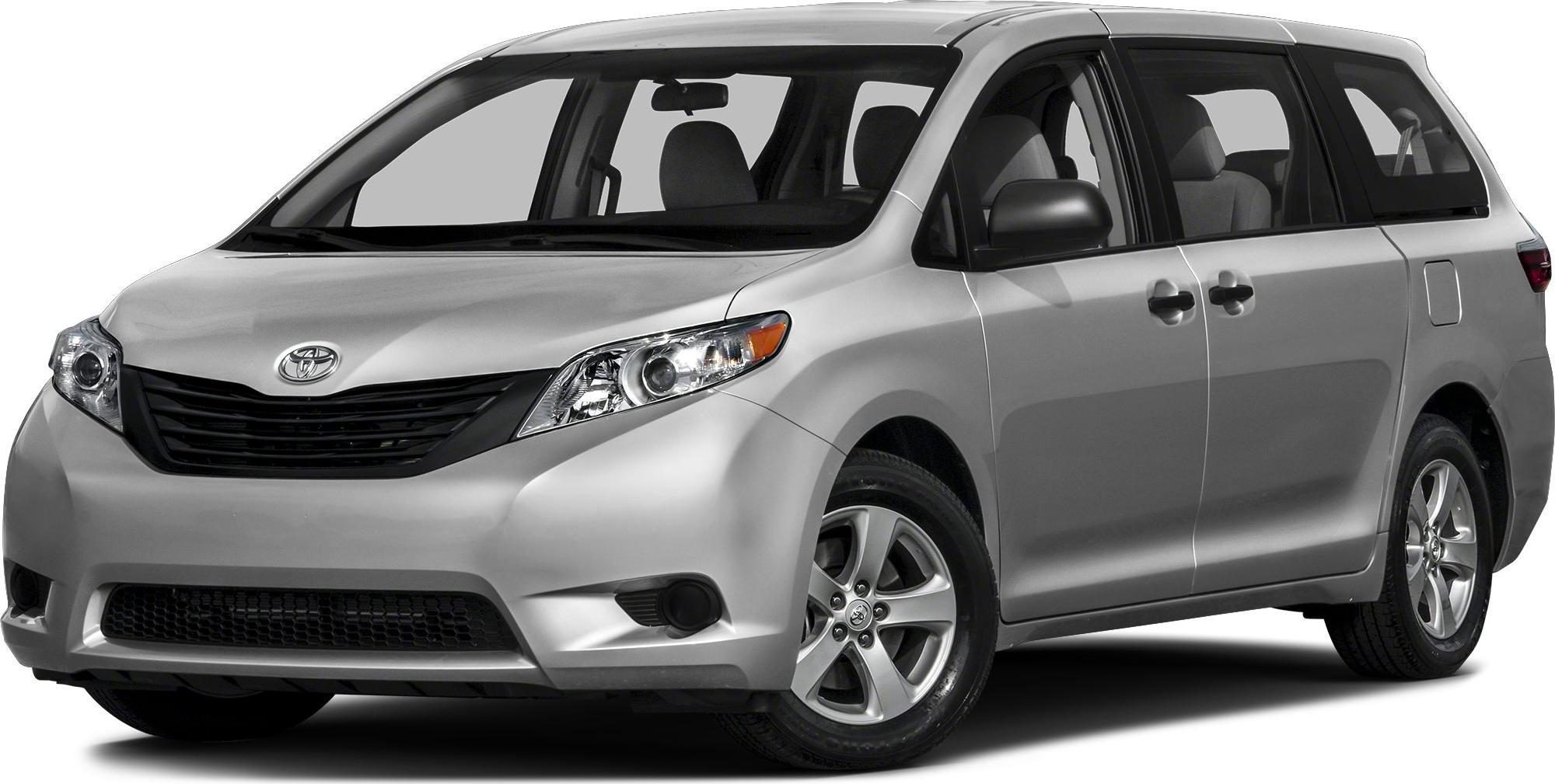 Minivan front end with sliding side doors and alloy wheels