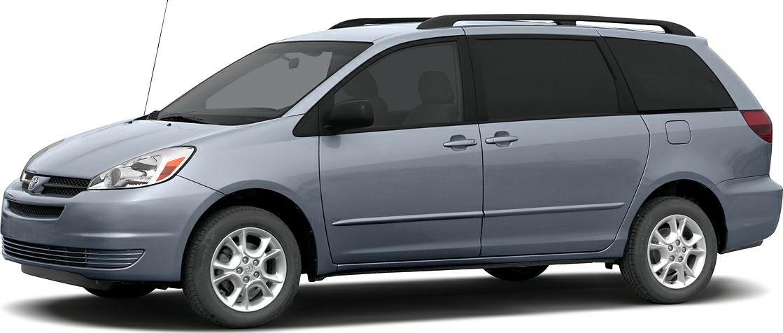 Minivan side profile with roof rails and sliding doors