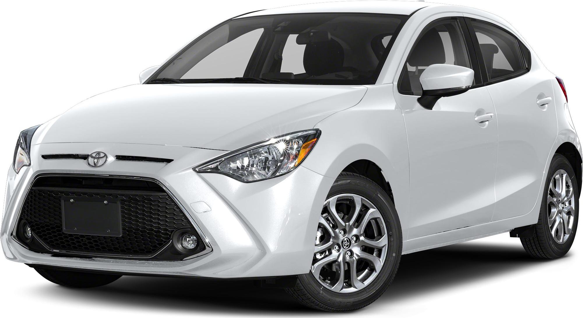 White compact hatchback with hexagonal grille and modern headlights