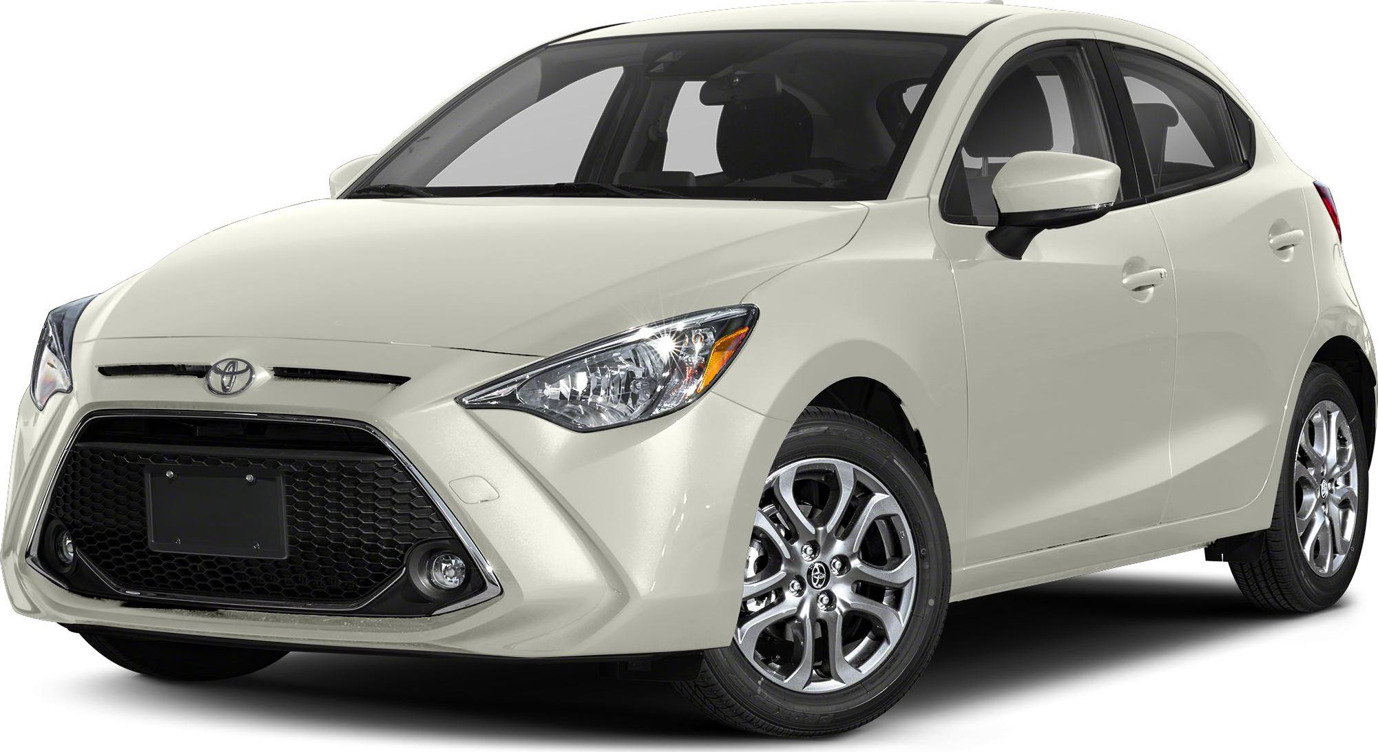 Front three-quarter view of hatchback with alloy wheels and modern headlights