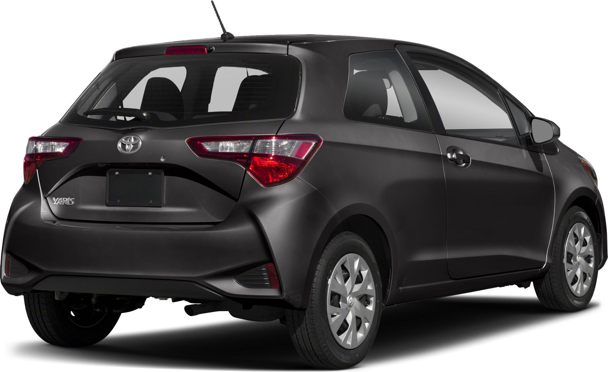 Rear exterior view of hatchback with distinct tail lights and rear window