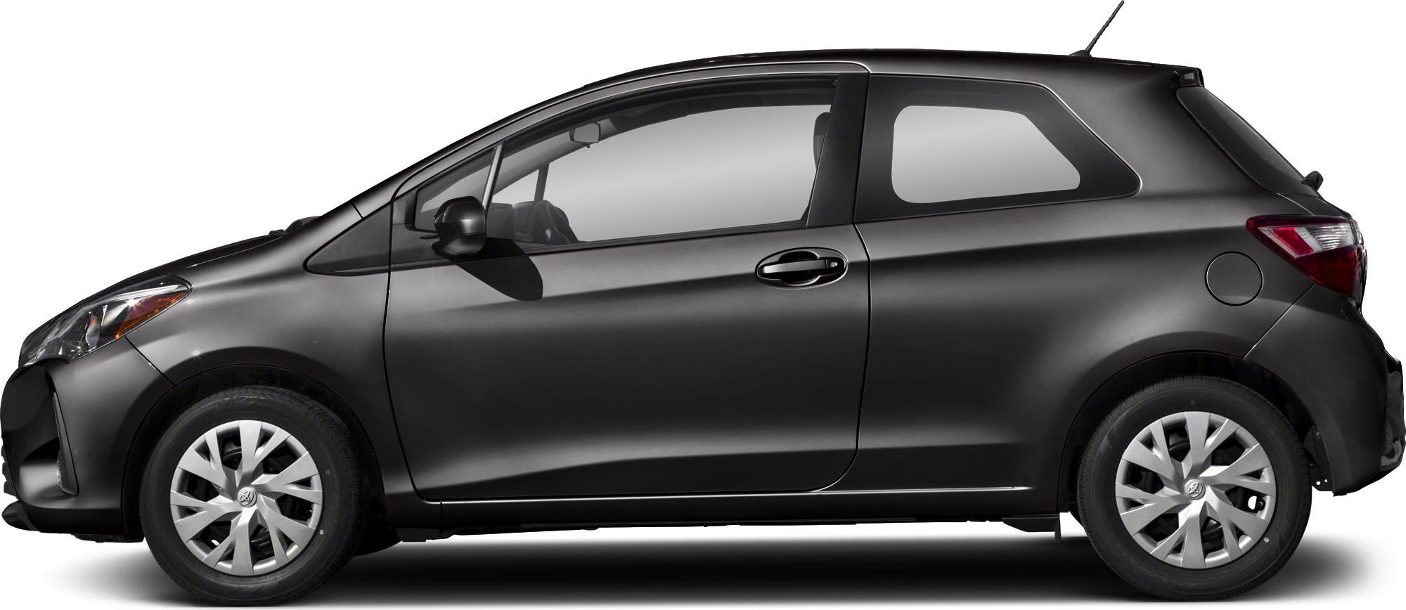 Compact 3-door hatchback side profile with alloy wheels