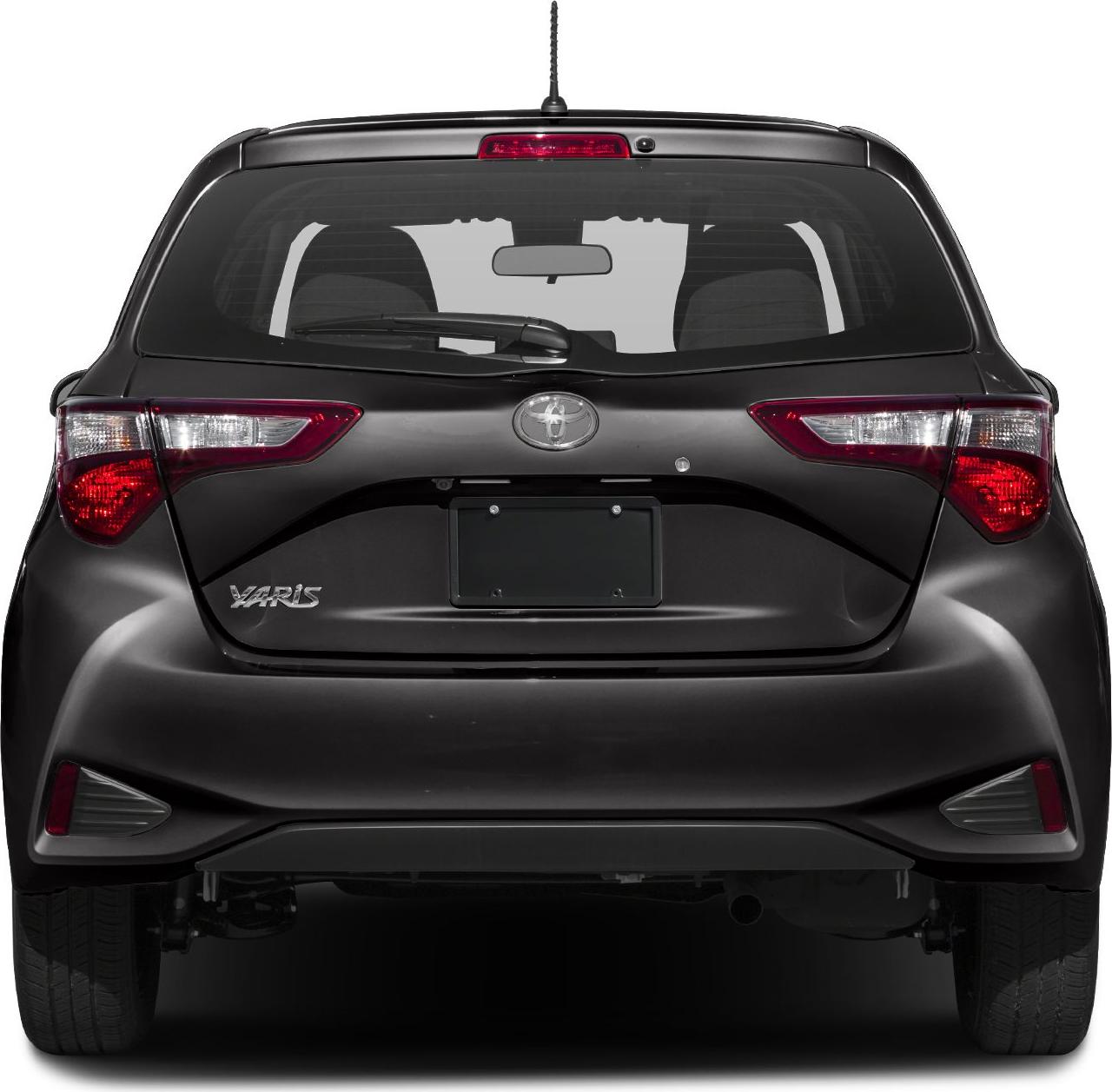 Rear view of a compact hatchback with distinctive taillights and rear window wiper.