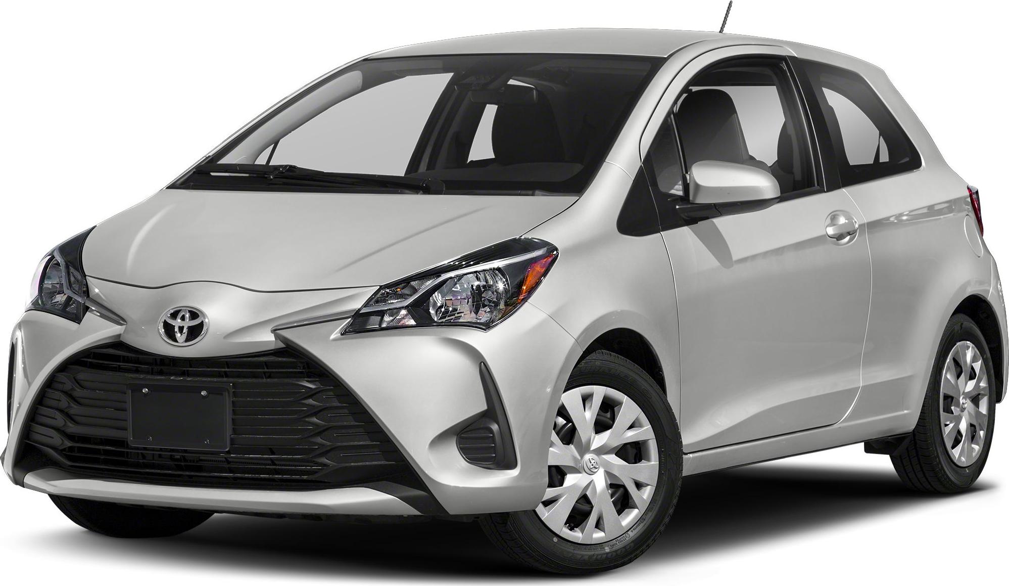Front-side view showcasing headlights, grille, and front design of a compact hatchback.