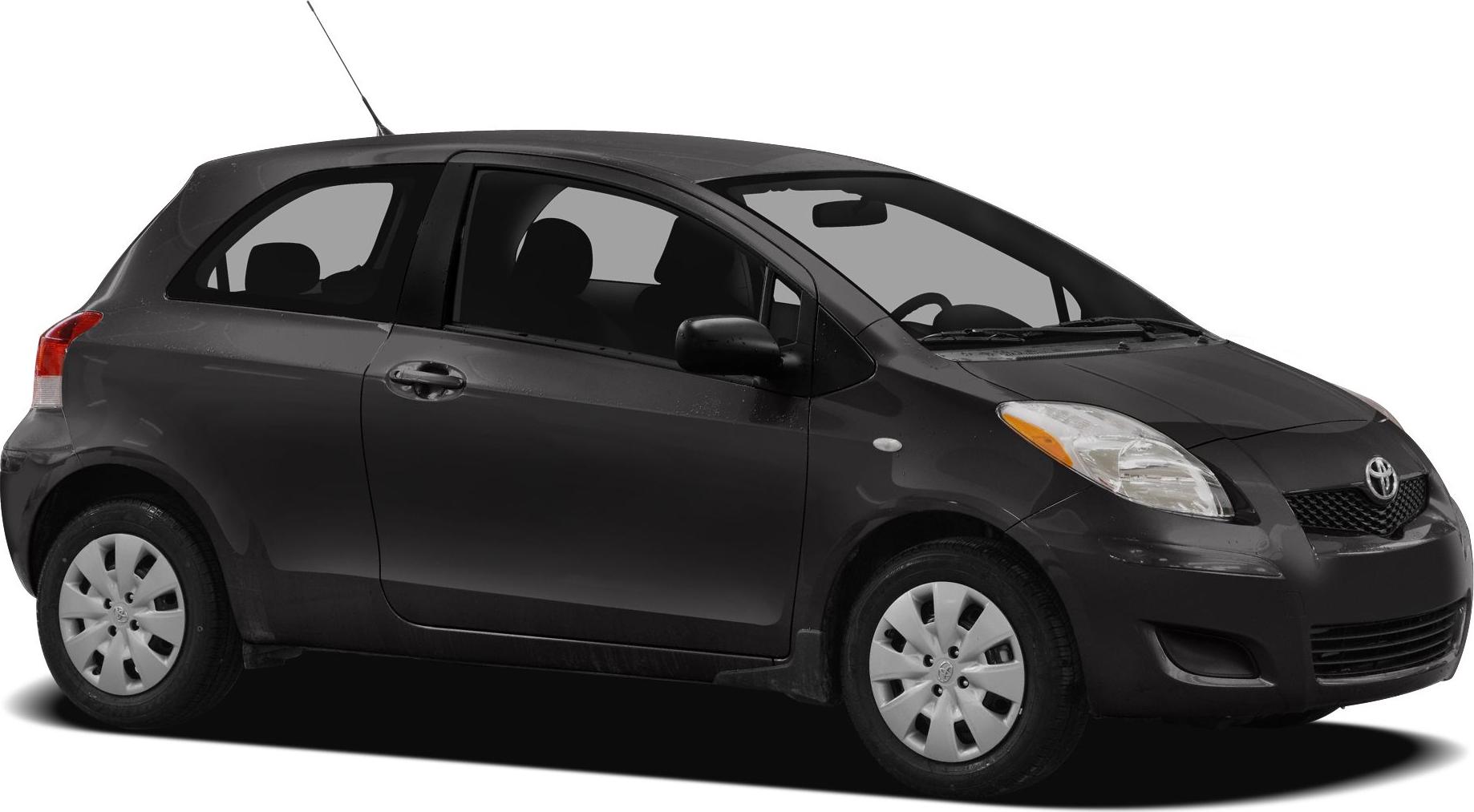 Compact 3-door hatchback front side profile