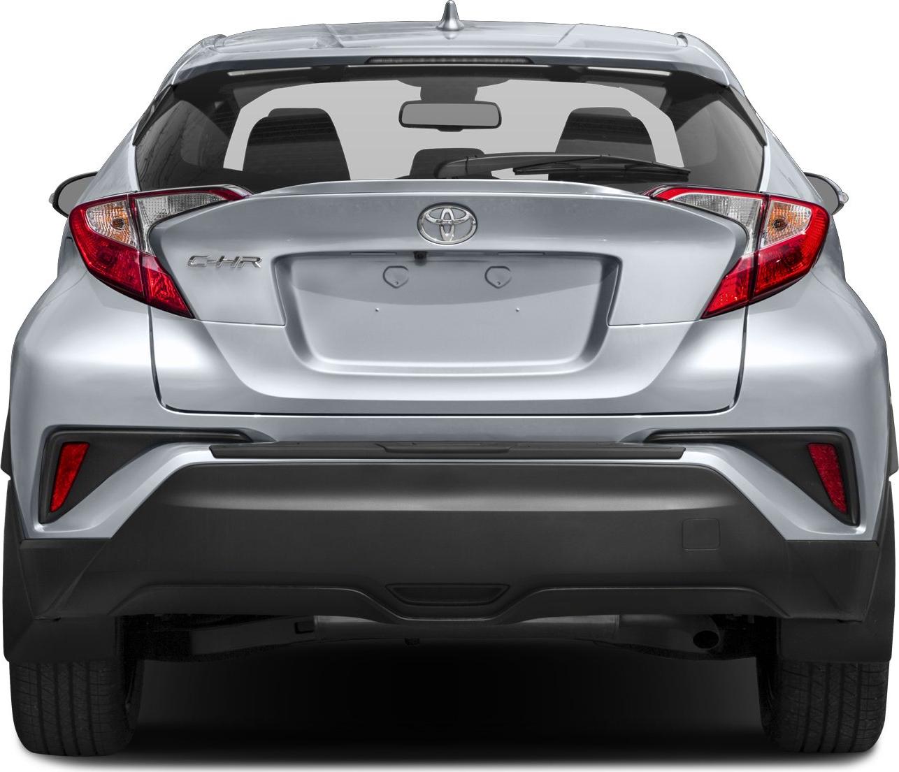 Rear view of a hatchback with distinctive taillights and rear bumper reflectors