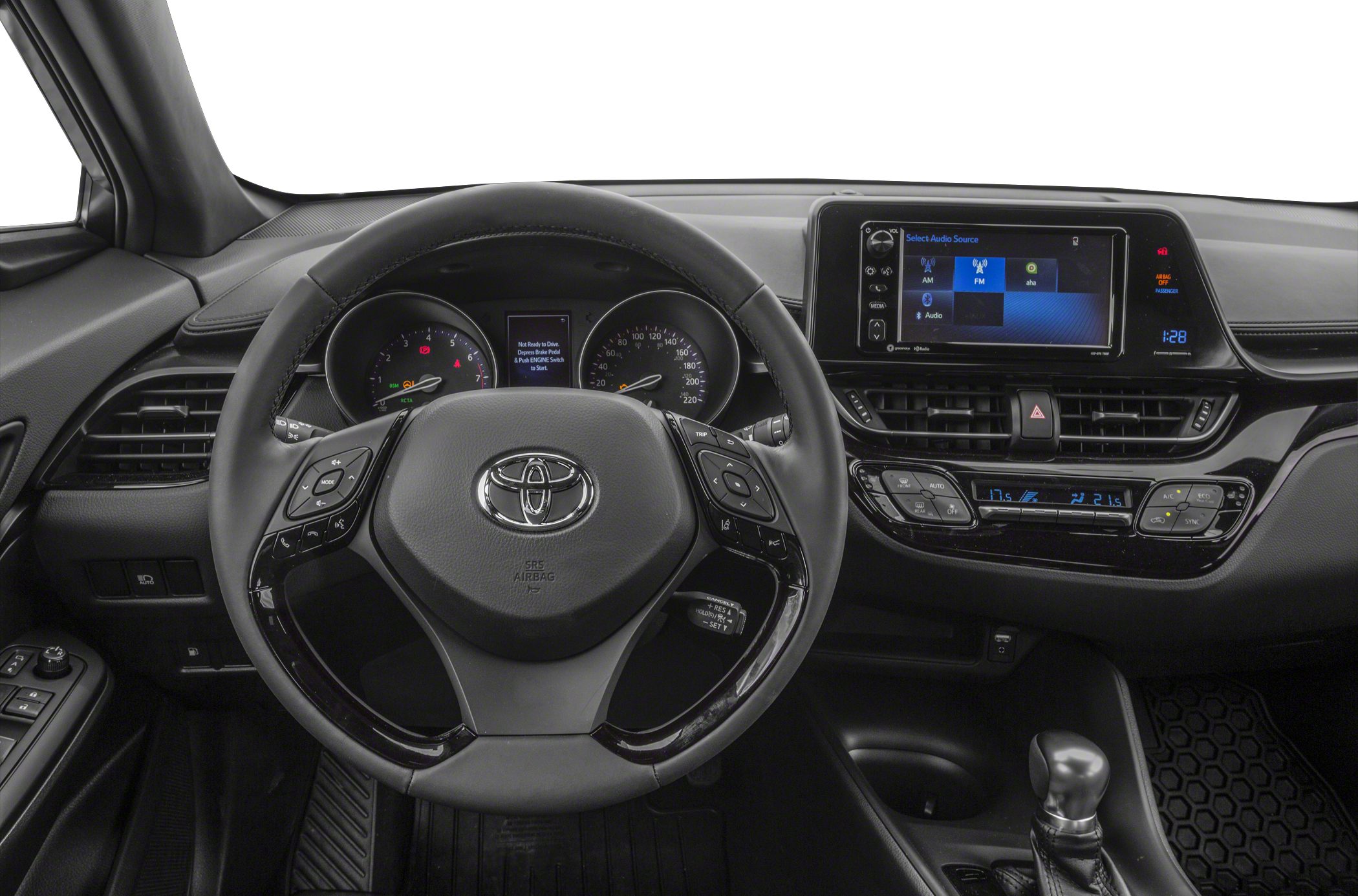 Steering wheel controls, digital dashboard, touchscreen infotainment system