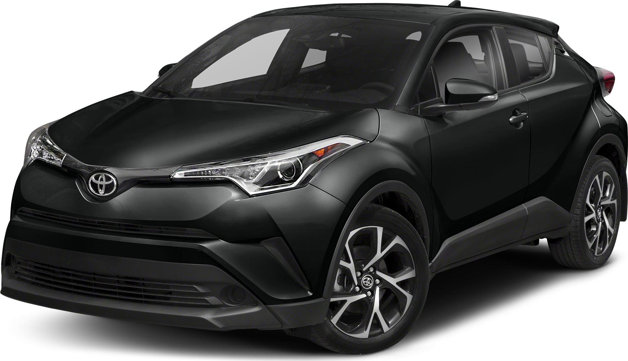 Black vehicle with LED headlights and alloy wheels in front angled view