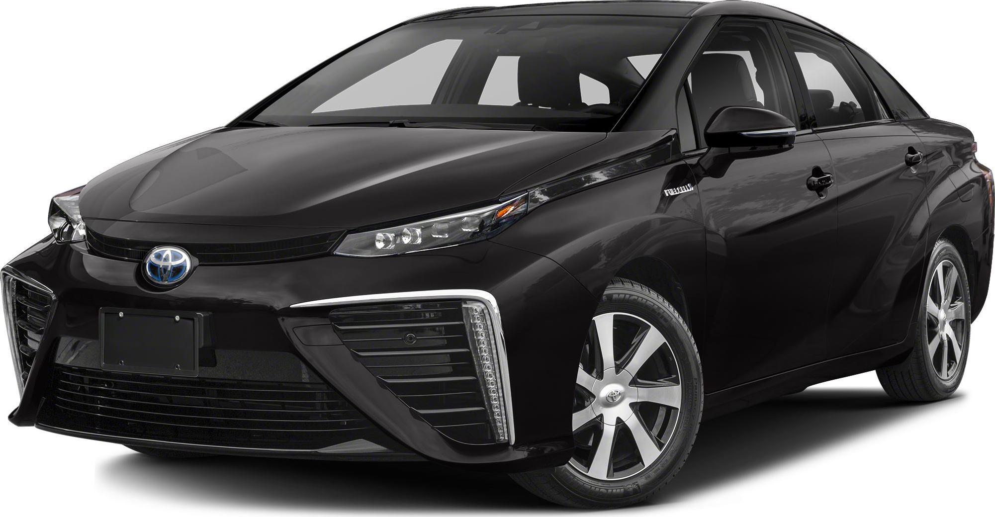 Front-side view with LED headlights and aerodynamic bumper