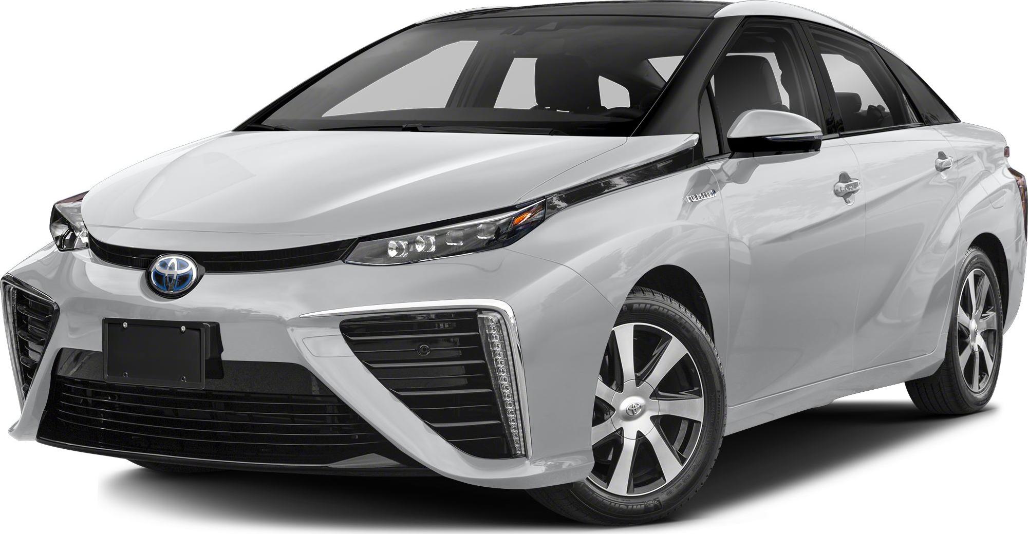 Front view with LED headlights and aerodynamic grille