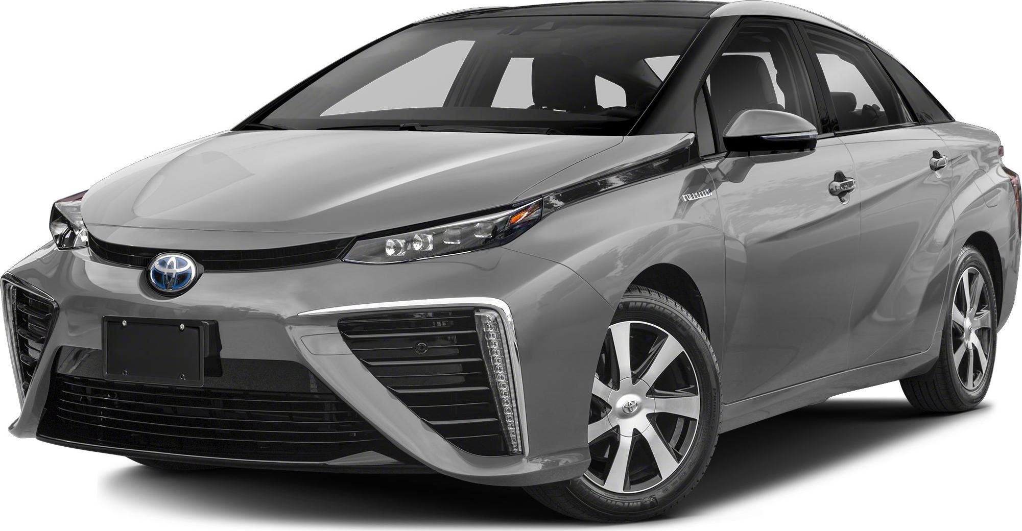 Sleek front view with sharp headlights and detailed grille
