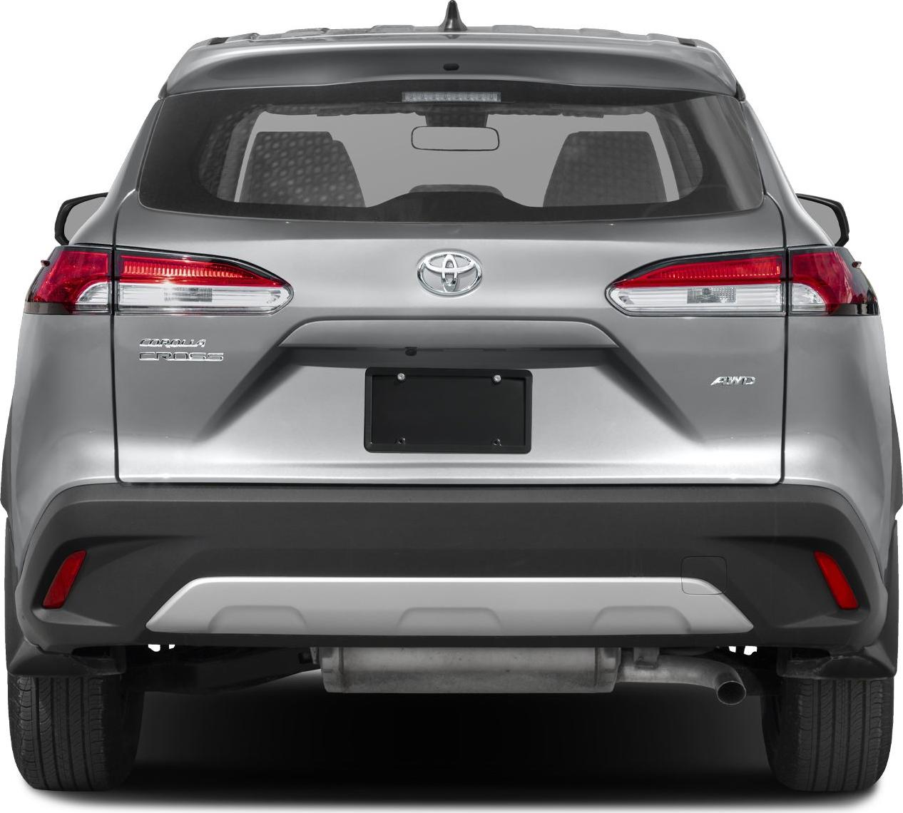 Rear view of SUV with AWD badge and distinctive taillights