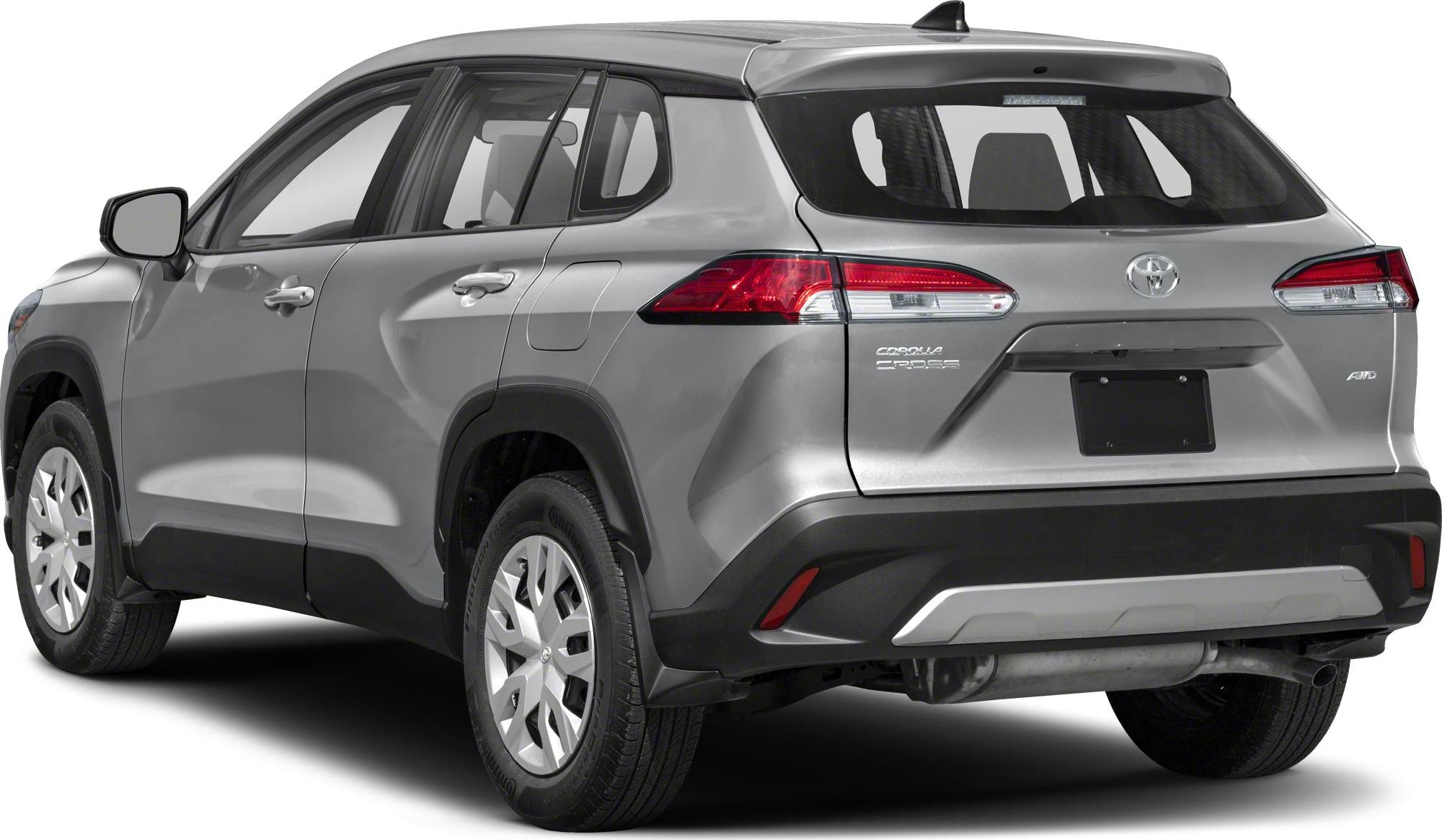 Rear and side view of a modern compact SUV with distinctive taillights