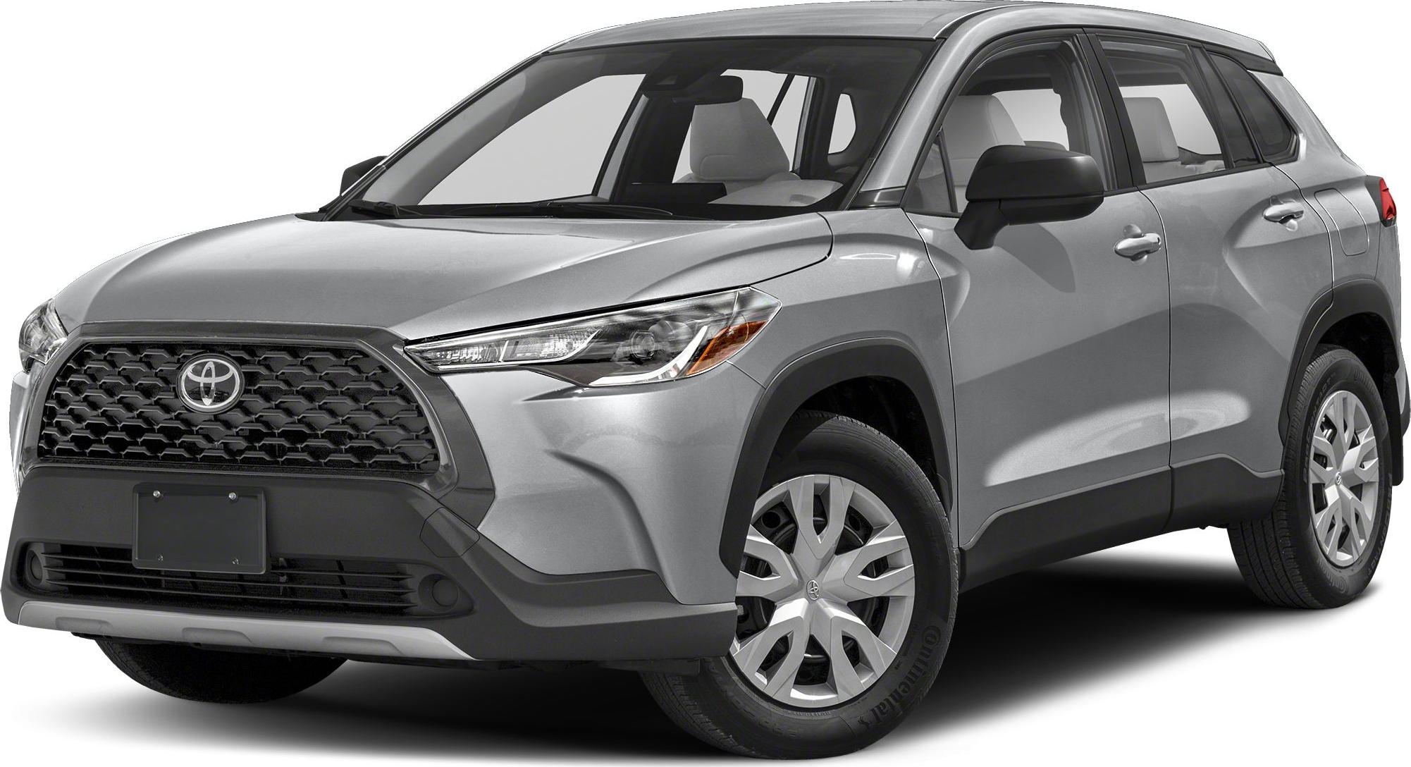 Modern compact SUV with bold grille and sleek headlights