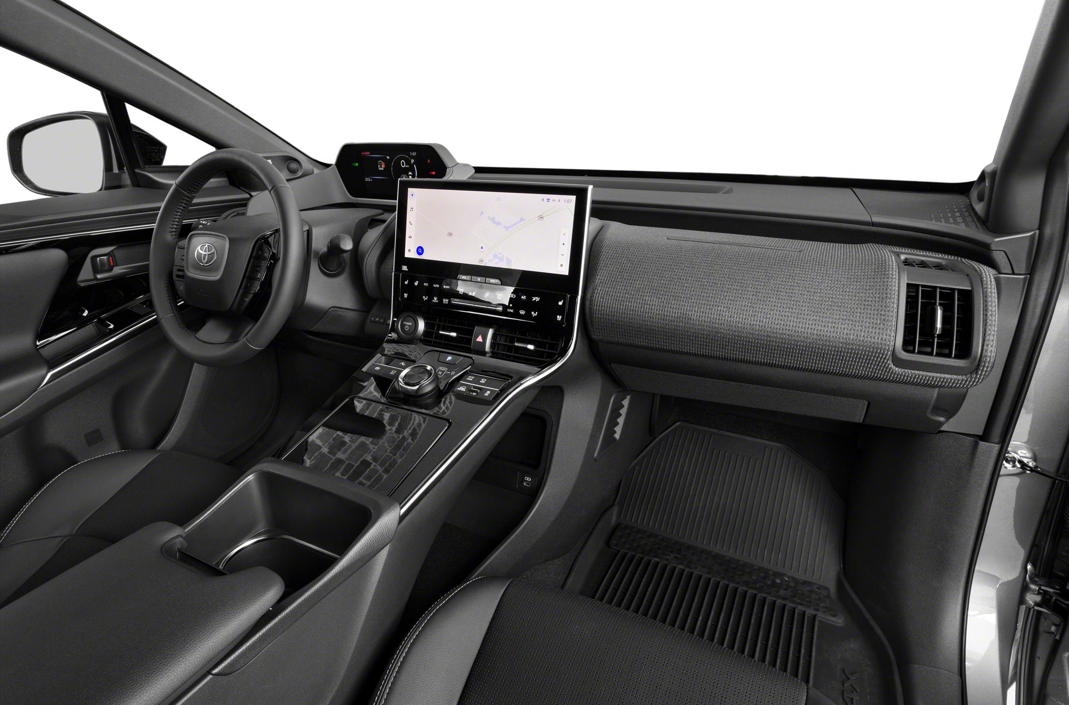 Digital instrument cluster and large touchscreen infotainment system