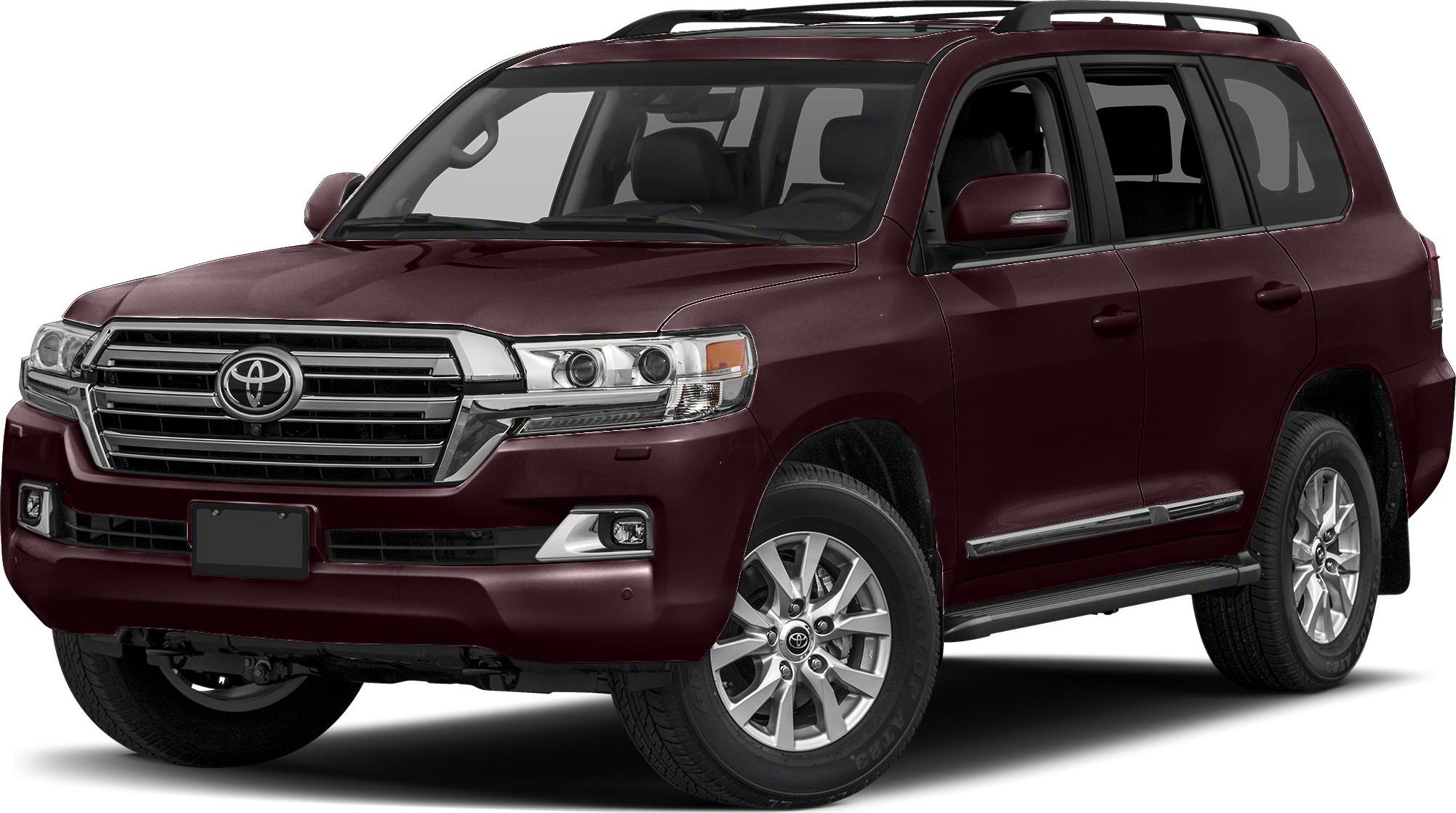 SUV front with chrome grille and dual projector headlights