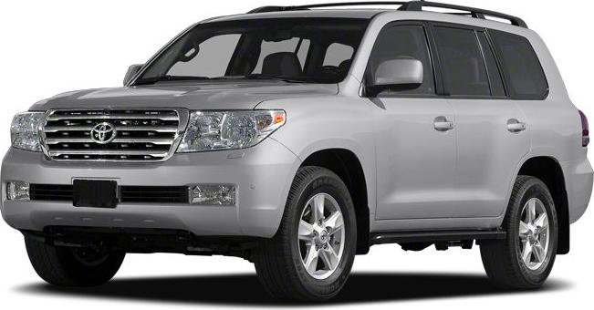 Front-side view of silver SUV with grill and alloy wheels