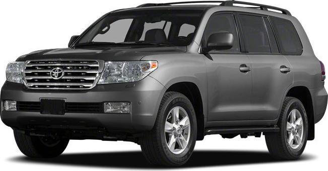 Front-side view of mid-size SUV with chrome grille and five-spoke wheels