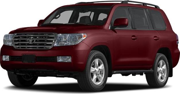 Front-side view of a robust SUV with distinctive grille and alloy wheels.