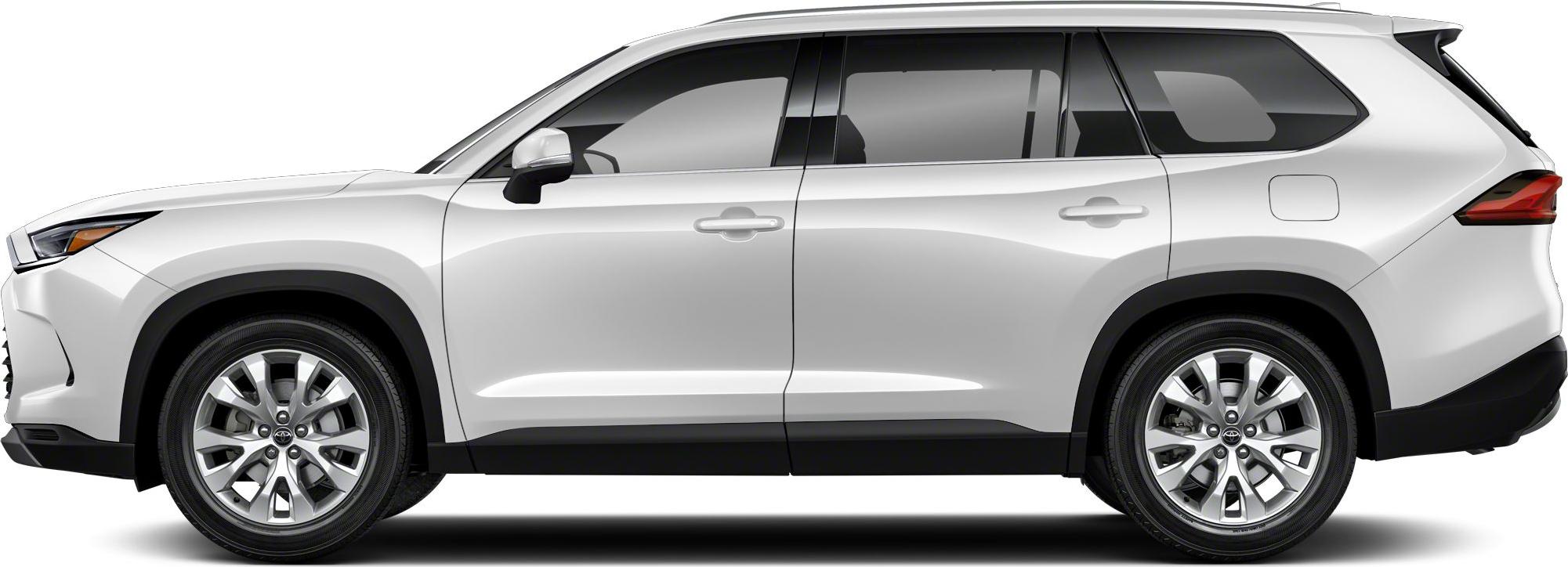 Side profile of a full-size SUV with alloy wheels and aerodynamic contours
