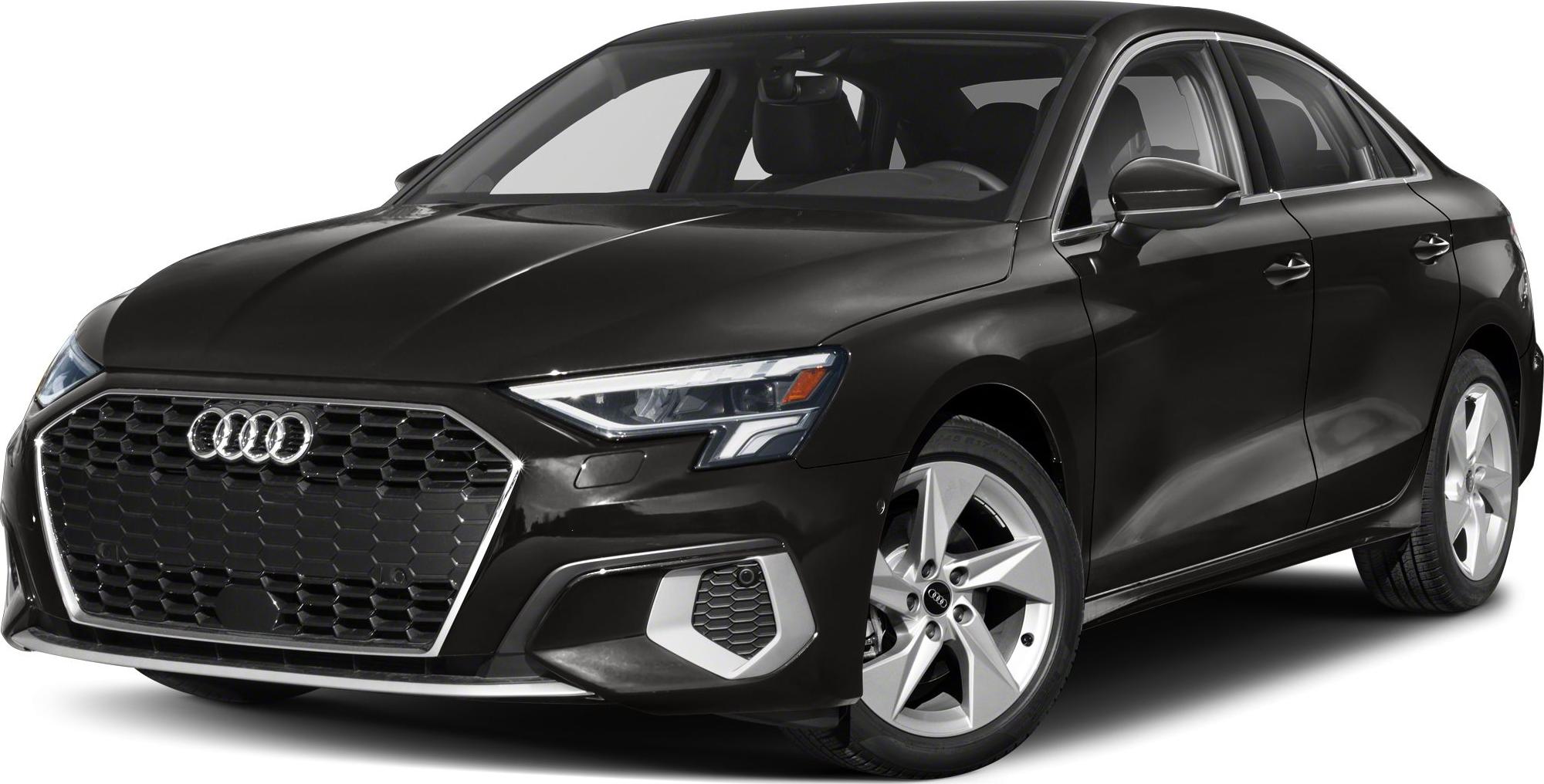 Front end with hexagonal grille and LED headlights