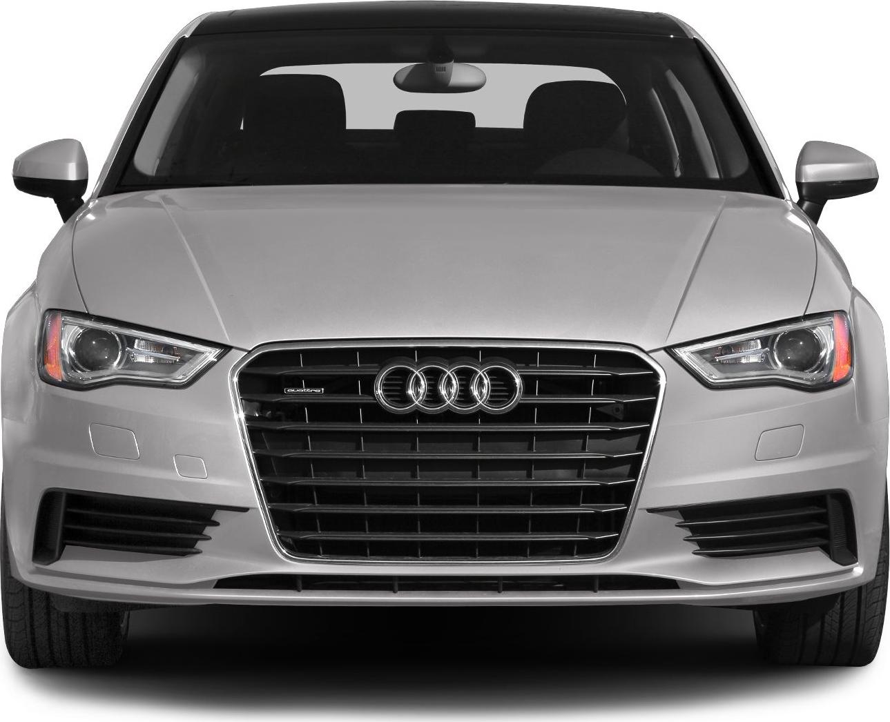 Front view showing headlights, grille, and bumper design