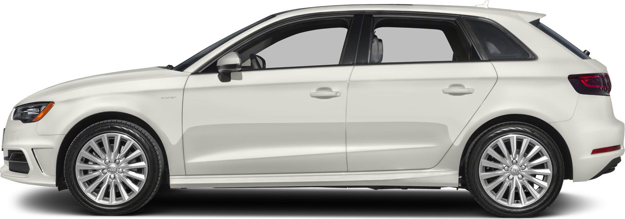 White 5-door hatchback side profile with alloy wheels