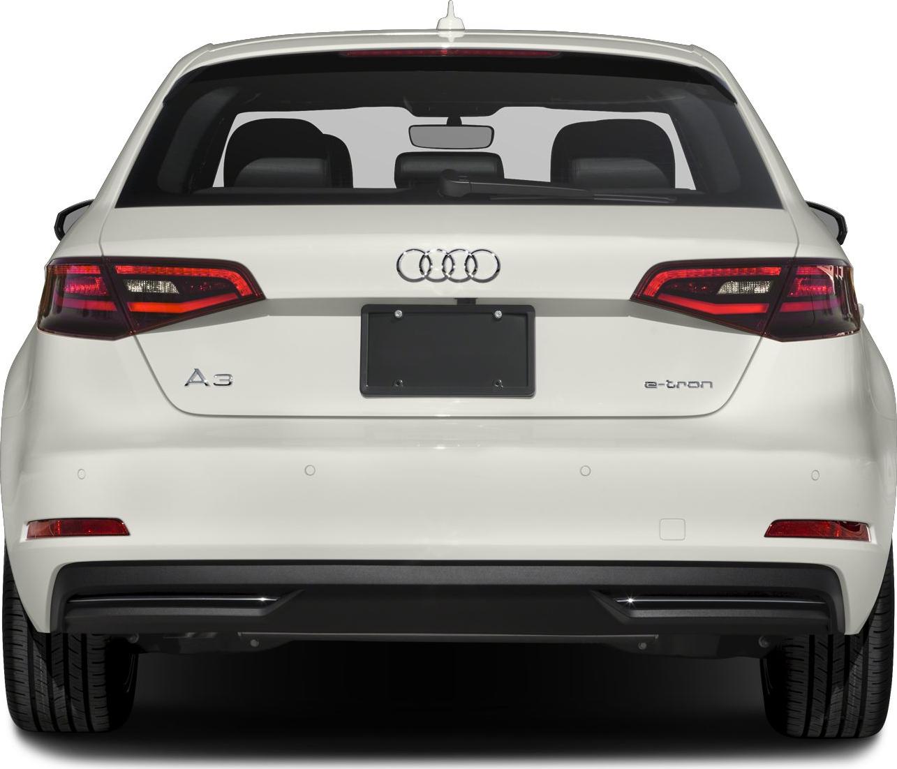 Rear hatchback view with LED taillights and badges